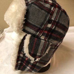 NWT Rugged Wear Trapper Plaid Hat